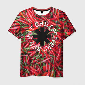 Мужская футболка 3D с принтом Red Hot Chili Peppers в Курске, 100% полиэфир | прямой крой, круглый вырез горловины, длина до линии бедер | red hot chili peppers | rock | рок