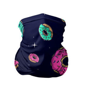 Бандана-труба 3D с принтом Black Milk Космические Пончики в Курске, 100% полиэстер, ткань с особыми свойствами — Activecool | плотность 150‒180 г/м2; хорошо тянется, но сохраняет форму | Тематика изображения на принте: black milk | donut | donuts | space | the simpsons | trend | глазурь | дизайн | еда | звезда | звёзды | космос | мода | пончик | симпсоны | симсоны | сладкий | стиль | тренд | узор