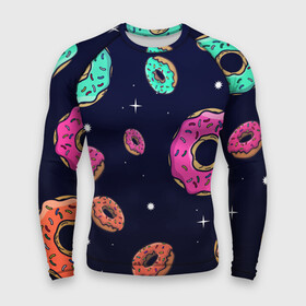 Мужской рашгард 3D с принтом Black Milk Космические Пончики в Курске,  |  | black milk | donut | donuts | space | the simpsons | trend | глазурь | дизайн | еда | звезда | звёзды | космос | мода | пончик | симпсоны | симсоны | сладкий | стиль | тренд | узор