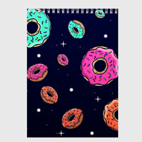 Скетчбук с принтом Black Milk Космические Пончики в Курске, 100% бумага
 | 48 листов, плотность листов — 100 г/м2, плотность картонной обложки — 250 г/м2. Листы скреплены сверху удобной пружинной спиралью | black milk | donut | donuts | space | the simpsons | trend | глазурь | дизайн | еда | звезда | звёзды | космос | мода | пончик | симпсоны | симсоны | сладкий | стиль | тренд | узор