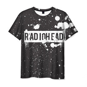 Мужская футболка 3D с принтом Radiohead 6 в Курске, 100% полиэфир | прямой крой, круглый вырез горловины, длина до линии бедер | Тематика изображения на принте: radiohead | радиохэд | том йорк