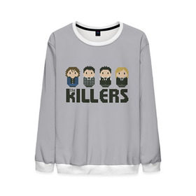 Мужской свитшот 3D с принтом The Killers 3 в Курске, 100% полиэстер с мягким внутренним слоем | круглый вырез горловины, мягкая резинка на манжетах и поясе, свободная посадка по фигуре | the killers