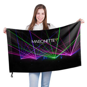 Флаг 3D с принтом GTA - Night Club Maisonette 9 в Курске, 100% полиэстер | плотность ткани — 95 г/м2, размер — 67 х 109 см. Принт наносится с одной стороны | gta | rockstar games | гта 4 | клуб