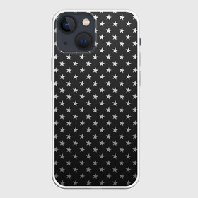 Чехол для iPhone 13 mini с принтом Black Milk Stars Black в Курске,  |  | black | black milk | club | party | pattern | star | stars | вечеринка | геометрия | дизайн | звезда | звездная | звёзды | клуб | мода | путешествие | текстура | узор | чёрная