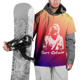 Накидка на куртку 3D с принтом Kurt Cobain в Курске, 100% полиэстер |  | Тематика изображения на принте: nirvana |  курт кобейн | нирвана | рок