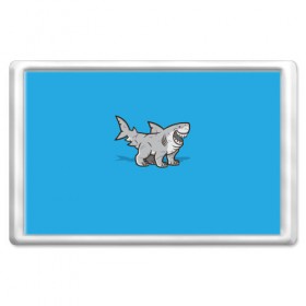 Магнит 45*70 с принтом Акула мутант 5 в Курске, Пластик | Размер: 78*52 мм; Размер печати: 70*45 | Тематика изображения на принте: акула | детям | лапы | мутант | рисунок