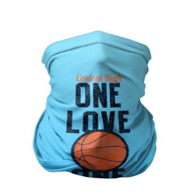 Бандана-труба 3D с принтом Одна любовь, одна команда в Курске, 100% полиэстер, ткань с особыми свойствами — Activecool | плотность 150‒180 г/м2; хорошо тянется, но сохраняет форму | basketball | love | team | мяч