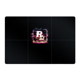 Магнитный плакат 3Х2 с принтом Rockstar Noise в Курске, Полимерный материал с магнитным слоем | 6 деталей размером 9*9 см | auto | dead | grand | gta | red | redemption | theft | гта | рокстар