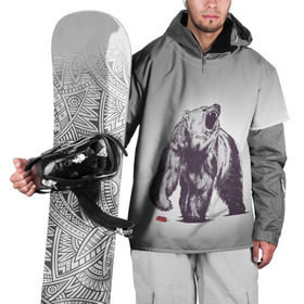 Накидка на куртку 3D с принтом Медведь наступил на лего в Курске, 100% полиэстер |  | зверь | косолапый | лего | медведь | мишка | рев