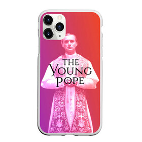 Чехол для iPhone 11 Pro Max матовый с принтом The Young Pope в Курске, Силикон |  | Тематика изображения на принте: young pope | джуд | лоу | молодой папа