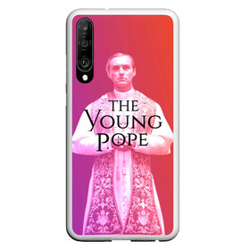 Чехол для Honor P30 с принтом The Young Pope в Курске, Силикон | Область печати: задняя сторона чехла, без боковых панелей | young pope | джуд | лоу | молодой папа