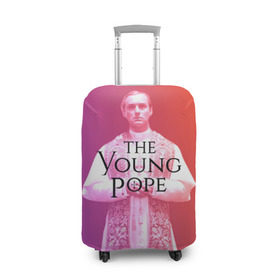 Чехол для чемодана 3D с принтом The Young Pope в Курске, 86% полиэфир, 14% спандекс | двустороннее нанесение принта, прорези для ручек и колес | young pope | джуд | лоу | молодой папа