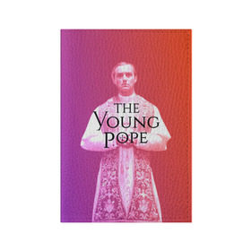 Обложка для паспорта матовая кожа с принтом The Young Pope в Курске, натуральная матовая кожа | размер 19,3 х 13,7 см; прозрачные пластиковые крепления | young pope | джуд | лоу | молодой папа