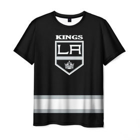 Мужская футболка 3D с принтом Los Angeles Kings NHL в Курске, 100% полиэфир | прямой крой, круглый вырез горловины, длина до линии бедер | los angeles kings | nhl | спорт | хоккей