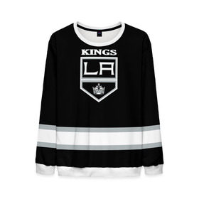 Мужской свитшот 3D с принтом Los Angeles Kings NHL в Курске, 100% полиэстер с мягким внутренним слоем | круглый вырез горловины, мягкая резинка на манжетах и поясе, свободная посадка по фигуре | los angeles kings | nhl | спорт | хоккей