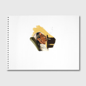 Альбом для рисования с принтом The Young Pope в Курске, 100% бумага
 | матовая бумага, плотность 200 мг. | young pope | джуд | лоу | молодой папа