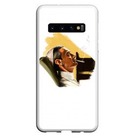 Чехол для Samsung Galaxy S10 с принтом The Young Pope в Курске, Силикон | Область печати: задняя сторона чехла, без боковых панелей | Тематика изображения на принте: young pope | джуд | лоу | молодой папа