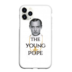 Чехол для iPhone 11 Pro Max матовый с принтом The Young Pope в Курске, Силикон |  | Тематика изображения на принте: young pope | джуд | лоу | молодой папа