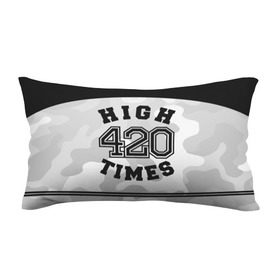 Подушка 3D антистресс с принтом High Times 420 Camo в Курске, наволочка — 100% полиэстер, наполнитель — вспененный полистирол | состоит из подушки и наволочки на молнии | camouflage | камо | камуфляж