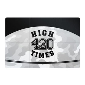 Магнитный плакат 3Х2 с принтом High Times 420 Camo в Курске, Полимерный материал с магнитным слоем | 6 деталей размером 9*9 см | camouflage | камо | камуфляж