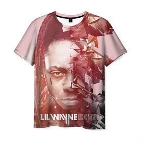 Мужская футболка 3D с принтом Lil Wayne 7 в Курске, 100% полиэфир | прямой крой, круглый вырез горловины, длина до линии бедер | 