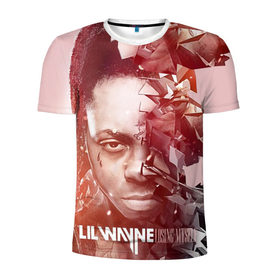 Мужская футболка 3D спортивная с принтом Lil Wayne 7 в Курске, 100% полиэстер с улучшенными характеристиками | приталенный силуэт, круглая горловина, широкие плечи, сужается к линии бедра | 