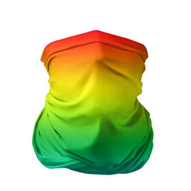 Бандана-труба 3D с принтом Радуга (Градиент) в Курске, 100% полиэстер, ткань с особыми свойствами — Activecool | плотность 150‒180 г/м2; хорошо тянется, но сохраняет форму | разноцветный | яркий