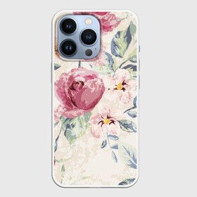 Чехол для iPhone 13 Pro с принтом Vintage Flovers в Курске,  |  | Тематика изображения на принте: beautiful | color | cute | flowers | nature | pattern | pink | purple | red | summer | vintage | yellow | жёлтое | красивое | красное | красота | милое | оранжевое | природа | цвет | цветы | яркое