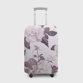Чехол для чемодана 3D с принтом Розы в Курске, 86% полиэфир, 14% спандекс | двустороннее нанесение принта, прорези для ручек и колес | flower | rose | лепестки | розы | сад | цветок | цветы