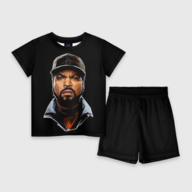 Детский костюм с шортами 3D с принтом Ice Cube 1 в Курске,  |  | Тематика изображения на принте: ice cube | oshea jackson | rap | айс кьюб | гангста рэп | о’ши дже́ксон | рэп
