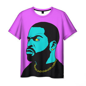 Мужская футболка 3D с принтом Ice Cube 3 в Курске, 100% полиэфир | прямой крой, круглый вырез горловины, длина до линии бедер | ice cube | oshea jackson | rap | айс кьюб | гангста рэп | о’ши дже́ксон | рэп