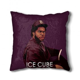 Подушка 3D с принтом Ice Cube 5 в Курске, наволочка – 100% полиэстер, наполнитель – холлофайбер (легкий наполнитель, не вызывает аллергию). | состоит из подушки и наволочки. Наволочка на молнии, легко снимается для стирки | ice cube | oshea jackson | rap | айс кьюб | гангста рэп | о’ши дже́ксон | рэп