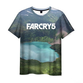 Мужская футболка 3D с принтом Far Cry 5 в Курске, 100% полиэфир | прямой крой, круглый вырез горловины, длина до линии бедер | far cry | far cry 5 | фар край