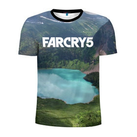 Мужская футболка 3D спортивная с принтом Far Cry 5 в Курске, 100% полиэстер с улучшенными характеристиками | приталенный силуэт, круглая горловина, широкие плечи, сужается к линии бедра | Тематика изображения на принте: far cry | far cry 5 | фар край