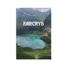 Обложка для паспорта матовая кожа с принтом Far Cry 5 в Курске, натуральная матовая кожа | размер 19,3 х 13,7 см; прозрачные пластиковые крепления | far cry | far cry 5 | фар край