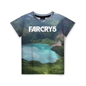 Детская футболка 3D с принтом Far Cry 5 в Курске, 100% гипоаллергенный полиэфир | прямой крой, круглый вырез горловины, длина до линии бедер, чуть спущенное плечо, ткань немного тянется | far cry | far cry 5 | фар край