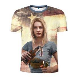 Мужская футболка 3D спортивная с принтом Фар Край 5 в Курске, 100% полиэстер с улучшенными характеристиками | приталенный силуэт, круглая горловина, широкие плечи, сужается к линии бедра | far cry | far cry 5 | фар край