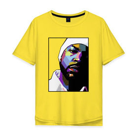 Мужская футболка хлопок Oversize с принтом Ice Cube в Курске, 100% хлопок | свободный крой, круглый ворот, “спинка” длиннее передней части | ice cube | oshea jackson | rap | айс кьюб | гангста рэп | о’ши джексон | рэп