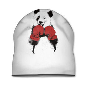 Шапка 3D с принтом Панда боксер в Курске, 100% полиэстер | универсальный размер, печать по всей поверхности изделия | бамбук | бамбуковый медведь | бокс | боксерские | брызги | енот | животное | коала | красивый | красная книга | кунгфу | медведь | милый | мишка | очки | панда | перчатки | пот | прикол | прикольный