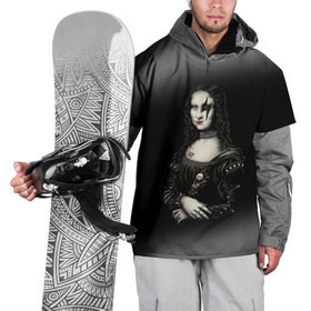 Накидка на куртку 3D с принтом Мона Лиза Kiss в Курске, 100% полиэстер |  | джин симмонс | картина | пол стэнли | эйс фрейли