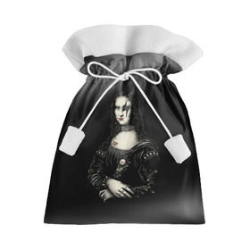 Подарочный 3D мешок с принтом Мона Лиза Kiss в Курске, 100% полиэстер | Размер: 29*39 см | джин симмонс | картина | пол стэнли | эйс фрейли