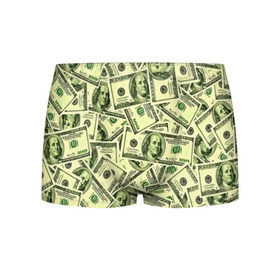 Мужские трусы 3D с принтом Benjamin Franklin в Курске, 50% хлопок, 50% полиэстер | классическая посадка, на поясе мягкая тканевая резинка | 3d | benjamin franklin | америка | богатство | валюта | денежные купюры | деньги | доллар | зеленые | сша | текстуры