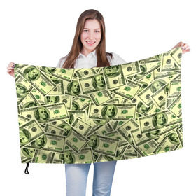 Флаг 3D с принтом Benjamin Franklin в Курске, 100% полиэстер | плотность ткани — 95 г/м2, размер — 67 х 109 см. Принт наносится с одной стороны | 3d | benjamin franklin | америка | богатство | валюта | денежные купюры | деньги | доллар | зеленые | сша | текстуры
