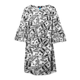 Детское платье 3D с принтом Benjamin Franklin $ в Курске, 100% полиэстер | прямой силуэт, чуть расширенный к низу. Круглая горловина, на рукавах — воланы | 3d | benjamin franklin | америка | богатство | валюта | денежные купюры | деньги | доллар | зеленые | сша | текстуры