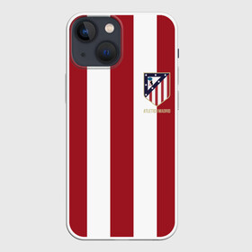 Чехол для iPhone 13 mini с принтом Атлетико Мадрид в Курске,  |  | atletico madrid | club | emblem | form | logo | soccer | spanish | атлетико мадрид | испанский | клуб | логотип | форма | футбольный | эмблема