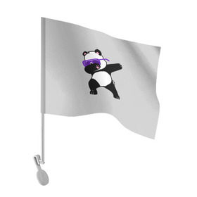 Флаг для автомобиля с принтом Panda в Курске, 100% полиэстер | Размер: 30*21 см | panda dab | животные | панда