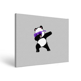 Холст прямоугольный с принтом Panda в Курске, 100% ПВХ |  | panda dab | животные | панда