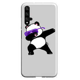 Чехол для Honor 20 с принтом Panda в Курске, Силикон | Область печати: задняя сторона чехла, без боковых панелей | panda dab | животные | панда