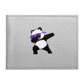 Обложка для студенческого билета с принтом Panda в Курске, натуральная кожа | Размер: 11*8 см; Печать на всей внешней стороне | panda dab | животные | панда