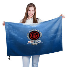 Флаг 3D с принтом ОСНАЗ ВМФ в Курске, 100% полиэстер | плотность ткани — 95 г/м2, размер — 67 х 109 см. Принт наносится с одной стороны | вмф | осназ | осназ вмф | разведка | флот